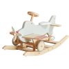 Wood AIrplane Rocker & Ride On