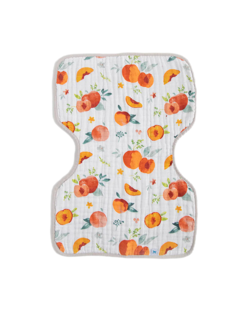 Cotton Muslin Burp Cloth - Georgia Peach